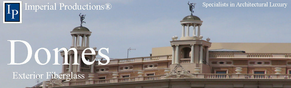 exterior multipart sections made of fiberglass